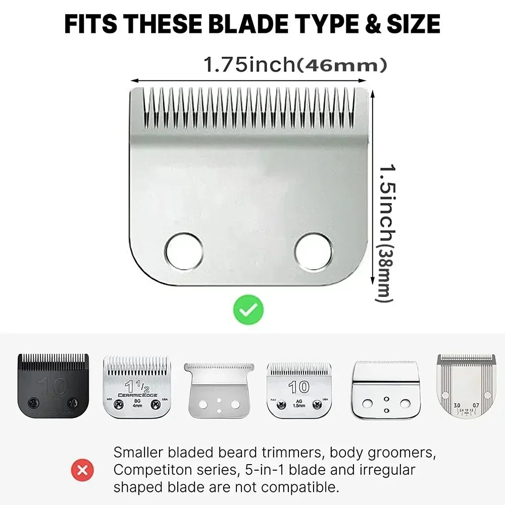8/10PC Universal Hair Clipper Guard Set – Professional Limit Guide Combs for Wahl Trimmers & Barber Accessories
