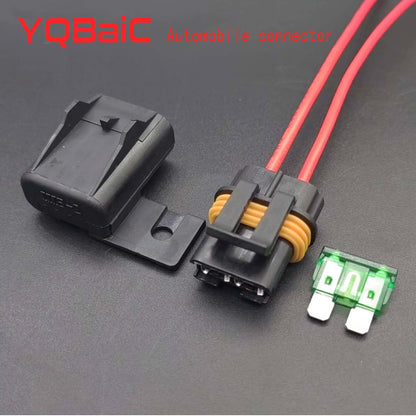 2A-30A Car Fuse & Waterproof Fuse Holder – 12V Auto Vehicle, RV, Truck, Trailer Modified Fuse Socket