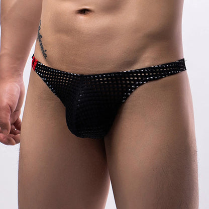 Men’s Ultra-Thin Breathable Underwear – Soft High Elastic Low Waist U-Convex Sexy Briefs Panties Comfort Fit