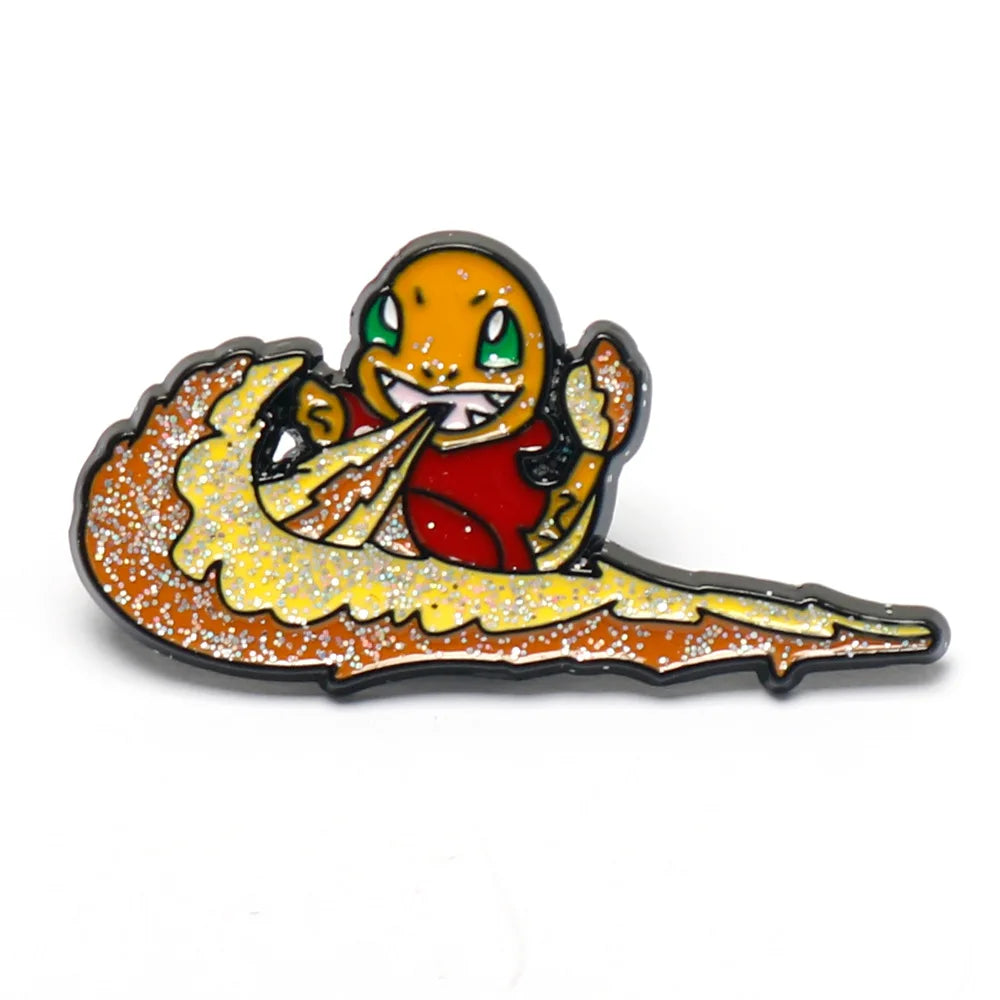 3-Piece Cartoon Anime Enamel Brooch Set - Cute Animal Metal Lapel Pins for Cosplay, Jewelry & Gifts