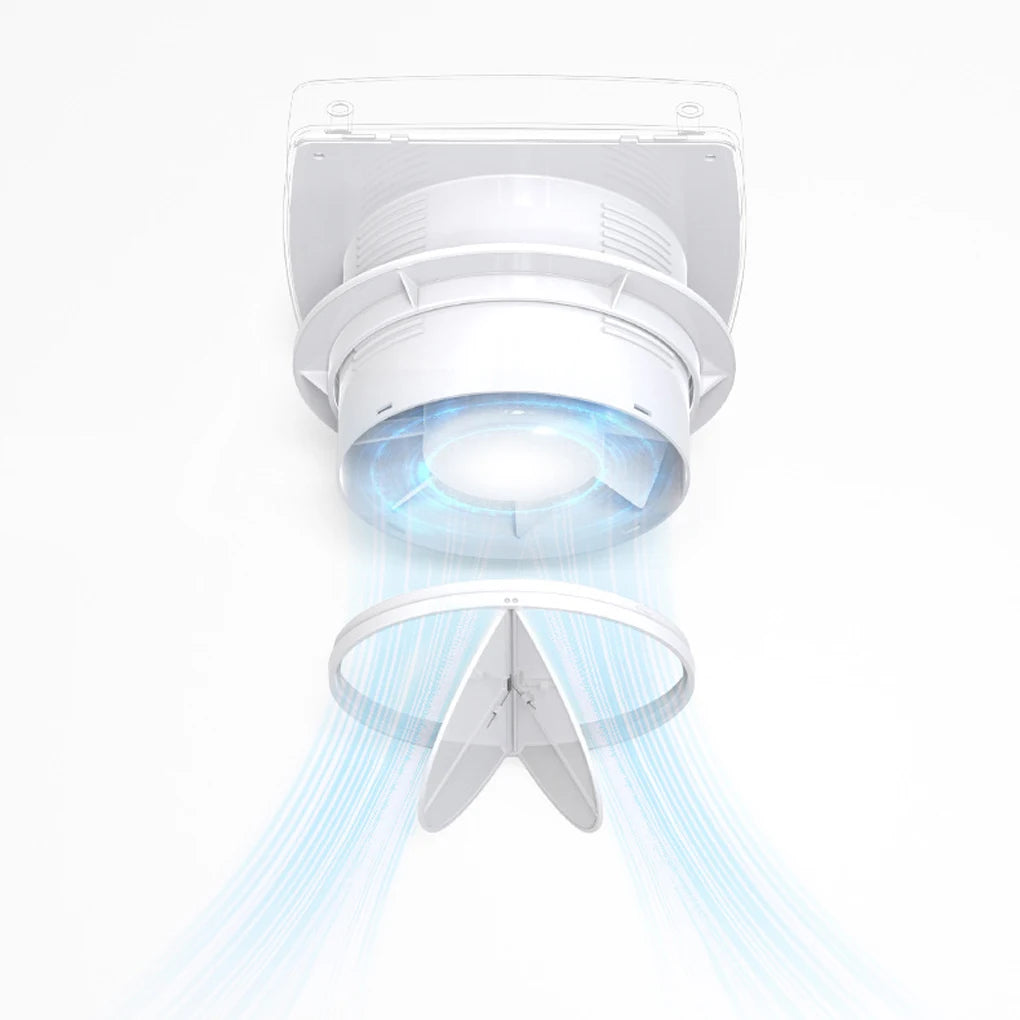 4-Inch Bathroom & Kitchen Exhaust Fan – 2200RPM Wall Ventilator Airflow Extractor for Home, Hotel, Office