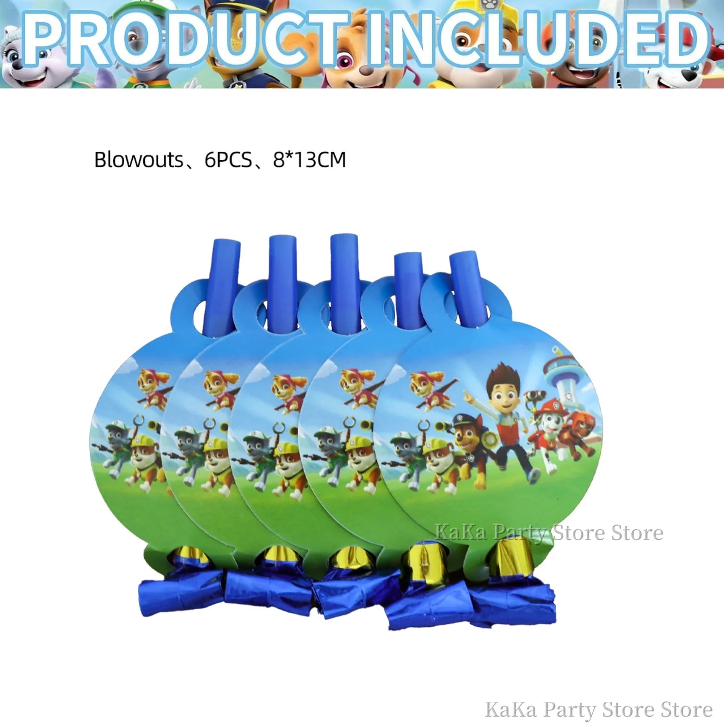 PAW Patrol Birthday Party Supplies Set – Tablecloth, Plates, Cups & Balloons Kids Party Decor for Birthday, Baby Shower & Favors