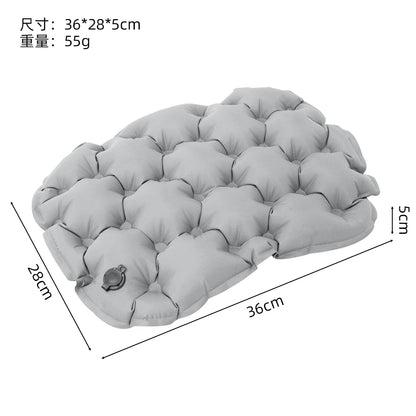 Inflatable Seat Cushion 36x28cm Portable Outdoor Camping Hiking Travel Chair Pad Lightweight Comfortable Inflatable Sitting Mat