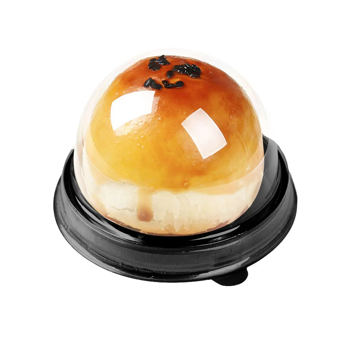 50pcs Mini Transparent Cake Boxes - Cupcake Dome Containers for Pastry Baking, Ideal for Wedding Party Supplies and Gifts