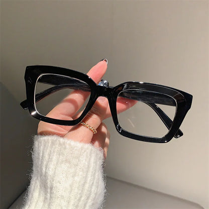 KAMMPT Fashion Square Glasses for Women & Men – Classic Blue Light Blocking Eyewear, Stylish Daily Designer Glasses