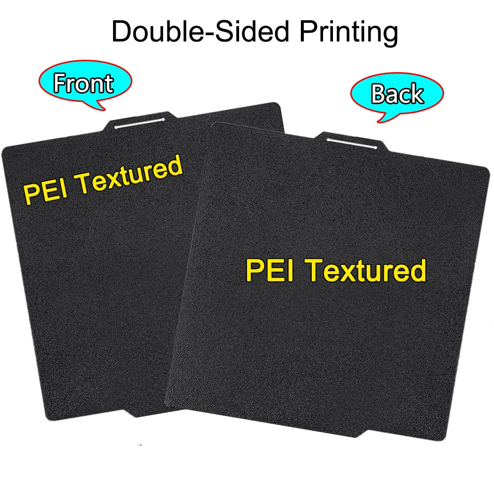Smooth PEI Build Plate for Bambu Lab X1C, P1P, P1S & A1 – PEO/PET Heatbed Platform for 3D Printer Printing Surface