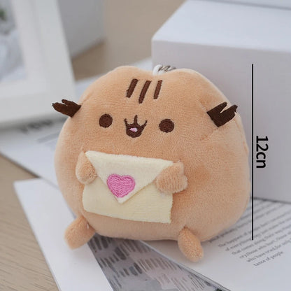 Cute Cat Plush Doll - Anime Ice Cream, Pizza, and Cake Stuffed Toy for Desk, Bedroom Decor, Birthday and Christmas Gifts