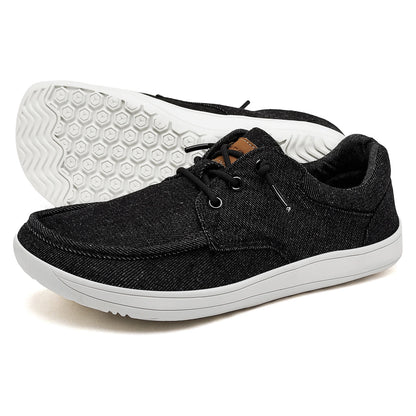 HOBIBEAR Men’s Barefoot Loafers – Lightweight Wide Toe Casual Sneakers for Women, Non-Slip Comfortable Boat Shoes   1/2