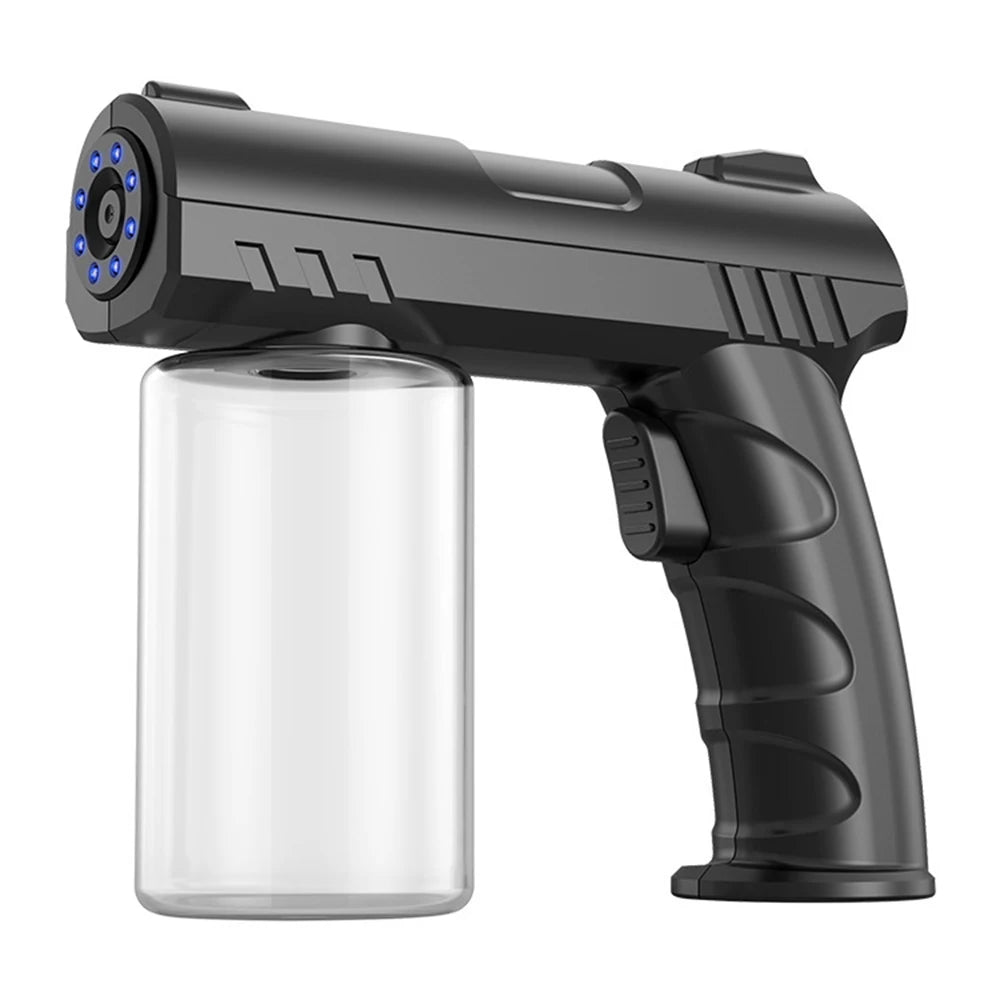 280ML Barber Nano Blue Light Sprayer — Wireless USB Electric Aftershave Steam Spray & Disinfection Gun Atomizer