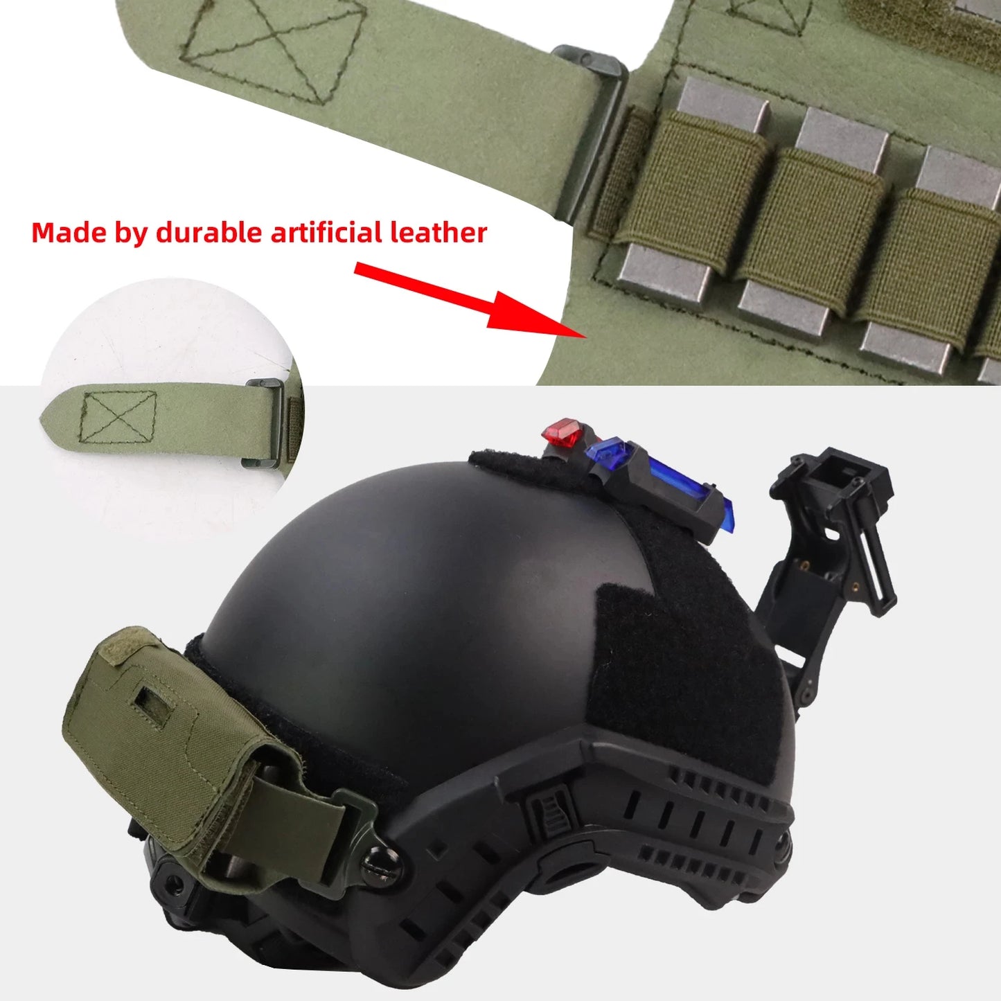 BOOIU Tactical Helmet Counterweight Bag – Balance Kit with 5 Counter Blocks for OPS FAST PJ MH Helmets