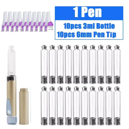 3ml Magic Pen Insulin Cartridges – Empty Cassette Bottle for Medical, Aesthetic & Tattoo Use