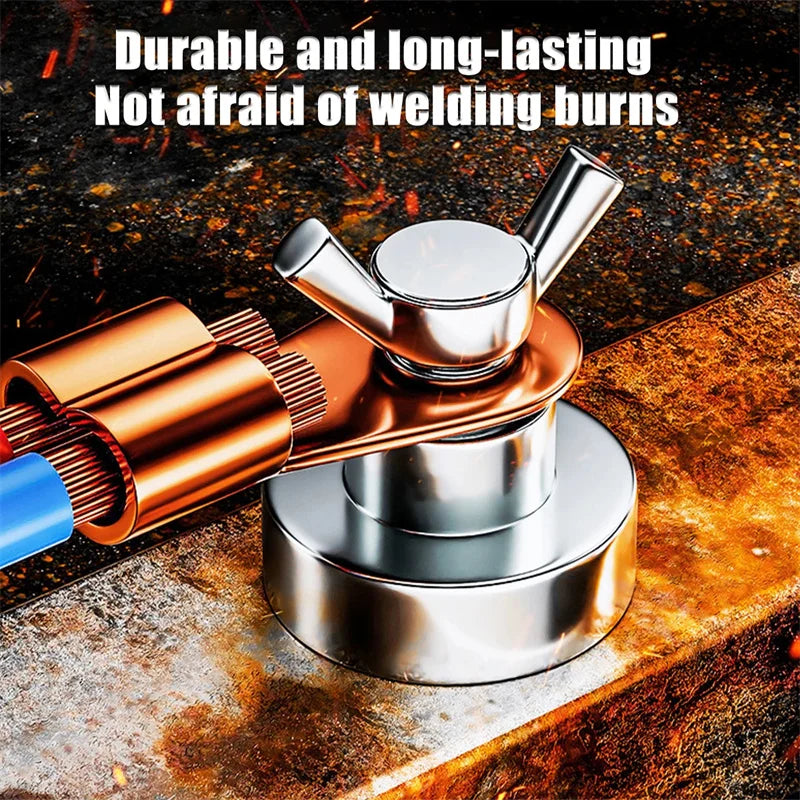 Strong Magnetic Welding Ground Clamp Tool – Heavy Duty Single Head Grounding Magnet for Welder Equipment & Metalwork