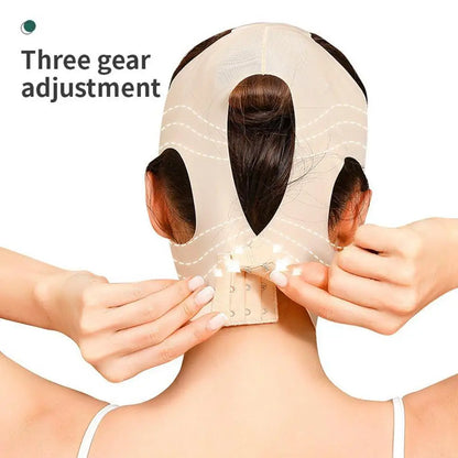 Full Face Lift Sleeping Belt - Reusable Chin, Cheek & Facial Shaping Strap