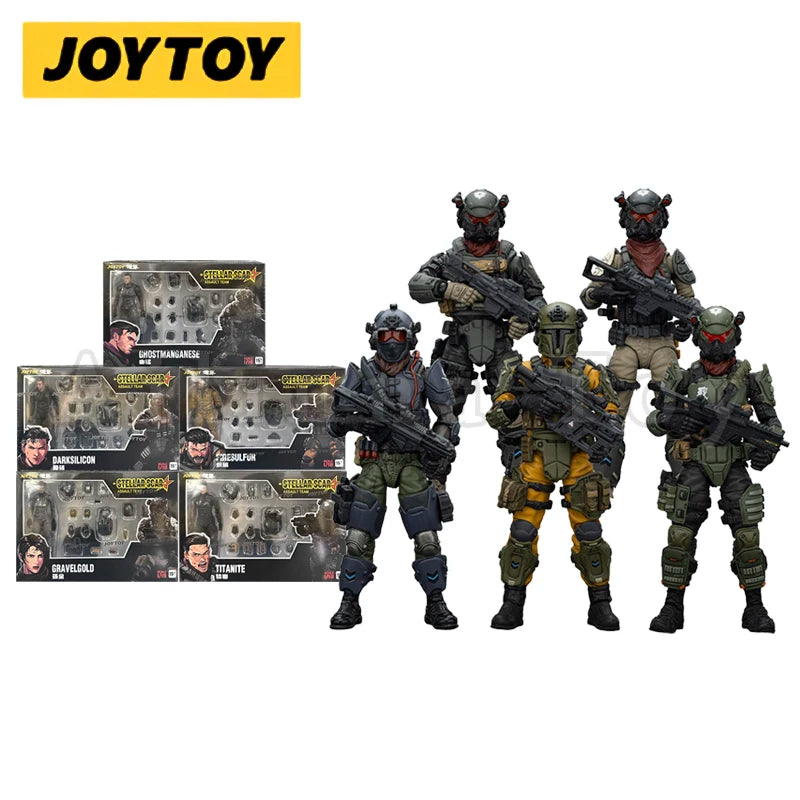 JOYTOY 1/18 Dark Source Stellar Scar Assault Team Action Figure – Anime Military Model Collectible