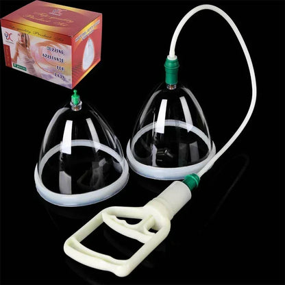 Vacuum Suction Breast & Butt Lift Enhancement Pump Kit, Cupping Therapy Massage Device for Body Firming, Shaping & Relaxation
