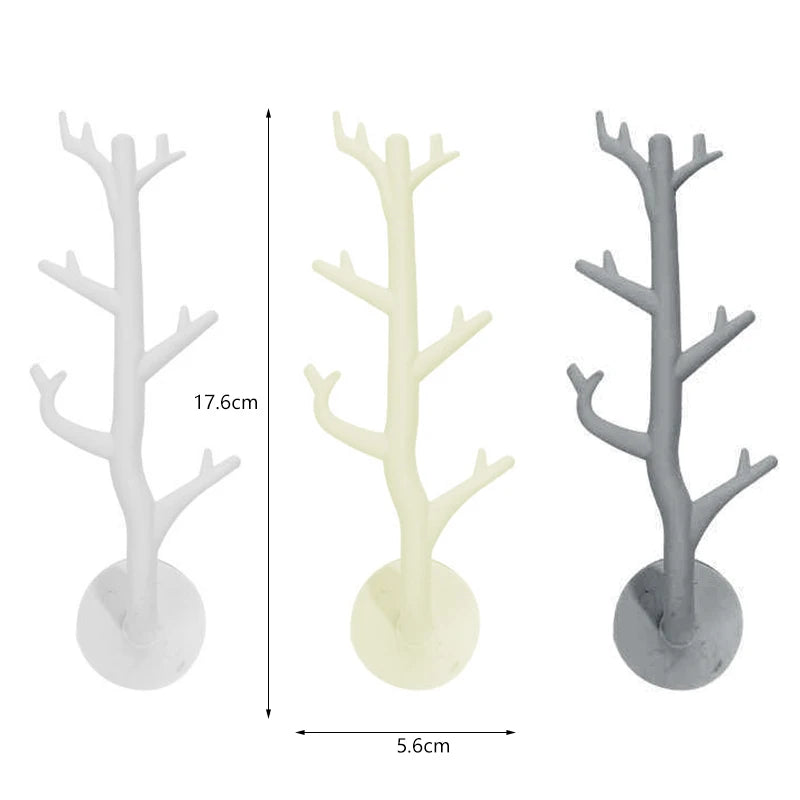 Branch Hook Wall Decor Key Holder - Stylish Coat Rack Hanger and Home Storage Organizer