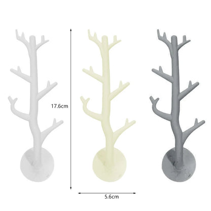 Branch Hook Wall Decor Key Holder - Stylish Coat Rack Hanger and Home Storage Organizer