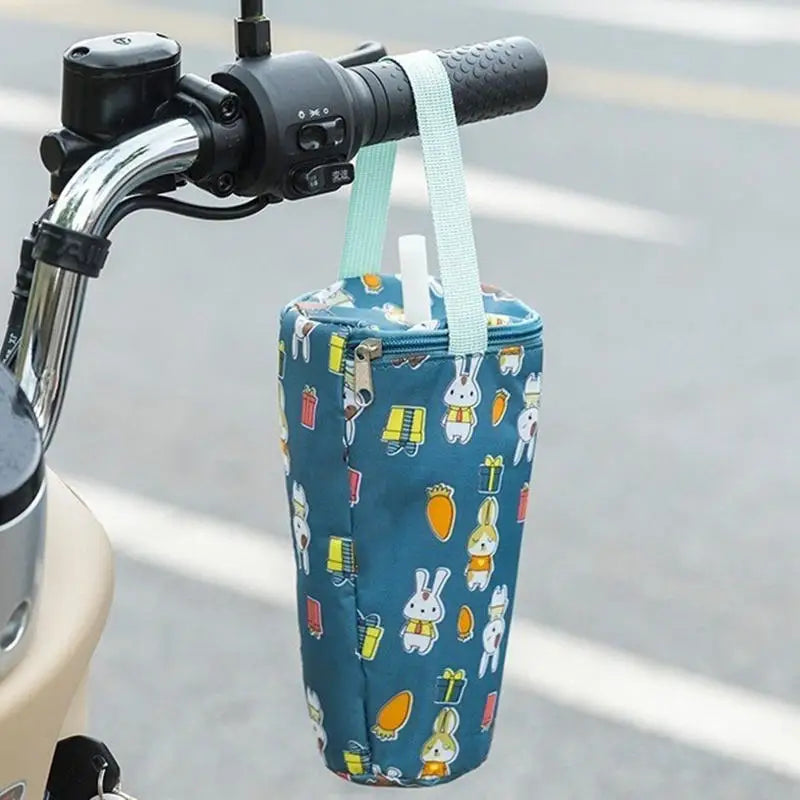 Portable Milk Tea Tote Bag – Insulated Heat Preservation Cup Carrier, Handbag for Drinks, Umbrella, and Camping Accessories