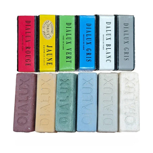 High-Fine Stainless Steel Polishing Wax Set – 6 Colors Copper & Gold Luster Jewelry Solid Buffing Compound for Silver & Metal Finishing