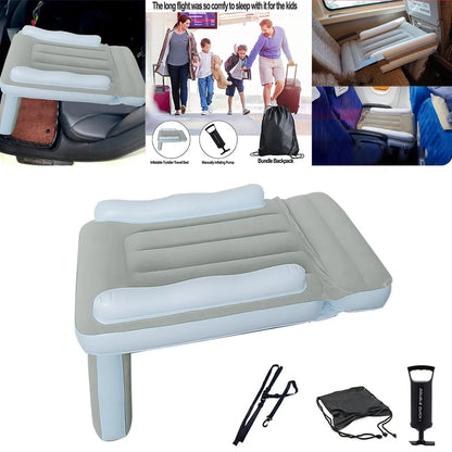 Inflatable Baby Airplane Mattress - Travel Bed for Sleep on High-Speed Railway, Air Cushion for Car Camping Interior Accessory