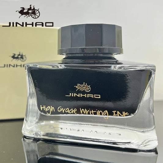 Jinhao Premium 50ml Fountain Pen Ink – Smooth Black/Blue/Blue-Black Calligraphy Ink for Writing