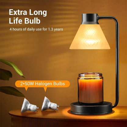 Aromatherapy Candle Table Lamp with Wax Warmer 