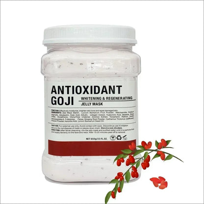 650g Arbutin Rose Jelly Mask Powder – DIY Hydrojelly Peel-Off Mask with Vitamin C, Hyaluronic Acid & 24K Gold for Skin Care