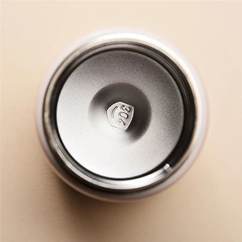 Insulated Coffee Mug - 304 Stainless Steel Tumbler, Portable Vacuum Flask Mini Water Bottle, Thermal Travel Cup