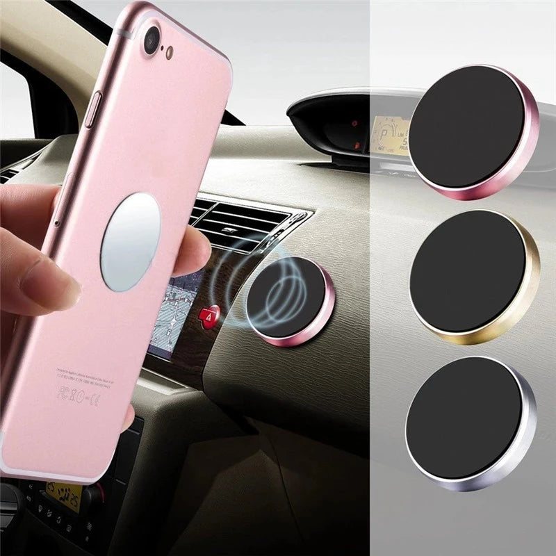 Super Magnetic Car Phone Holder - Universal Dashboard Mount for iPhone & Huawei Devices