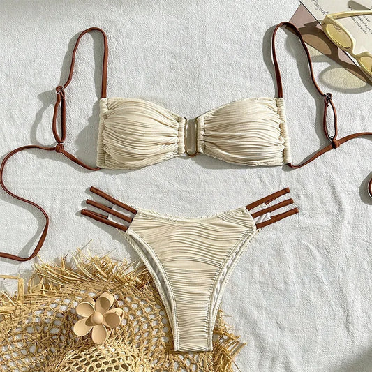 2025 Women’s Sexy Bikini Set – Push-Up Swimwear, Brazilian Beach & Pool Bathing Suits