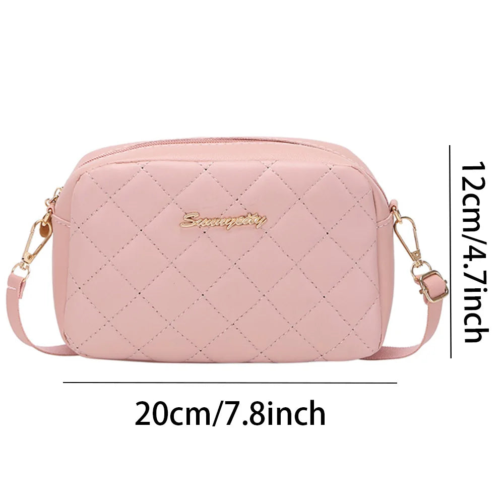 2024 Tassel Small Messenger Bag for Women - Trendy Embroidery Camera Shoulder Bag with Chain Crossbody Style