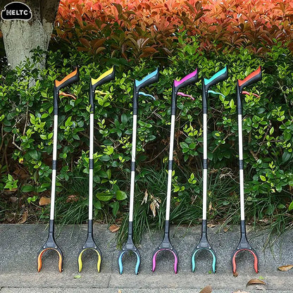 81cm Foldable Litter Picker - Portable Long Handle Garbage Grabber, Arm Extender Tool for Garden and Outdoor Clean-Up