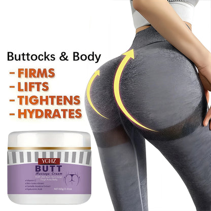 60g Vitamin E Butt Firming Cream - Moisturizing Massage Gel for Buttock Care and a Smoother, Fuller-Looking Appearance
