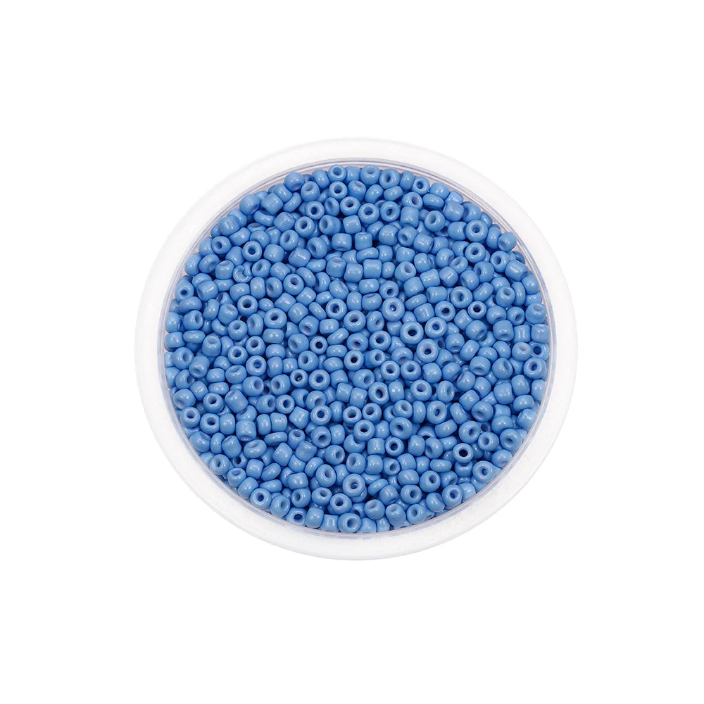 Czech Glass Seed Beads 3/4mm 300/600Pcs - Small Round Loose Charm Beads for DIY Jewelry Making, Earrings, Bracelets & Crafts