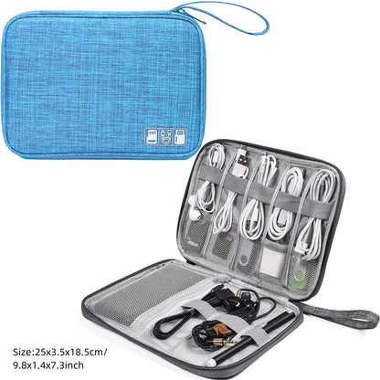 Portable Digital Storage Bag – Waterproof USB Cable Organizer Pouch for Electronics & Accessories