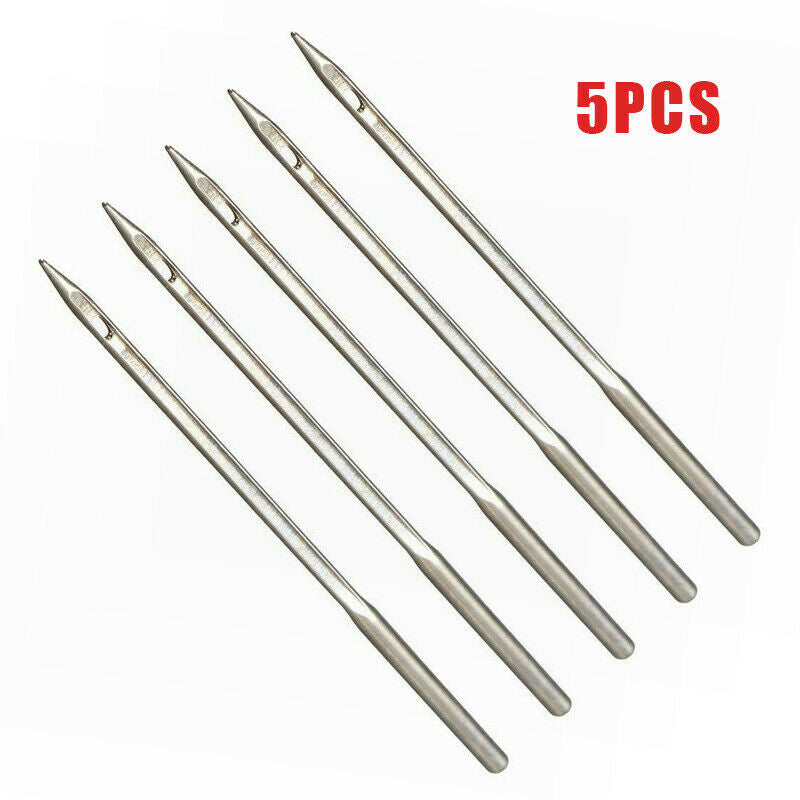 5/10 Pcs Leather Sewing Awl Needles Tool Set – Crochet Bent Hook Needles for Canvas Shoes Repair and DIY Craft Making