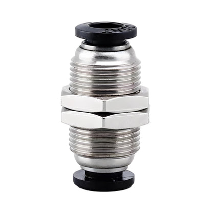 High Quality Pneumatic Air Tube Quick Connector Fitting – Black PU/PE/NY Pipe Fittings 3–16mm Industrial Hose Adapter Set