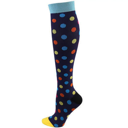 S-XXL Compression Socks - Medical Support Stockings for Nurses, Doctors, Golf, Sports & Varicose Vein Relief