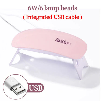 CNHIDS 54W 18 LED UV Nail Dryer – Manicure Lamp with USB, Smart Timer & Sun Light for Gel Nail Polish Curing