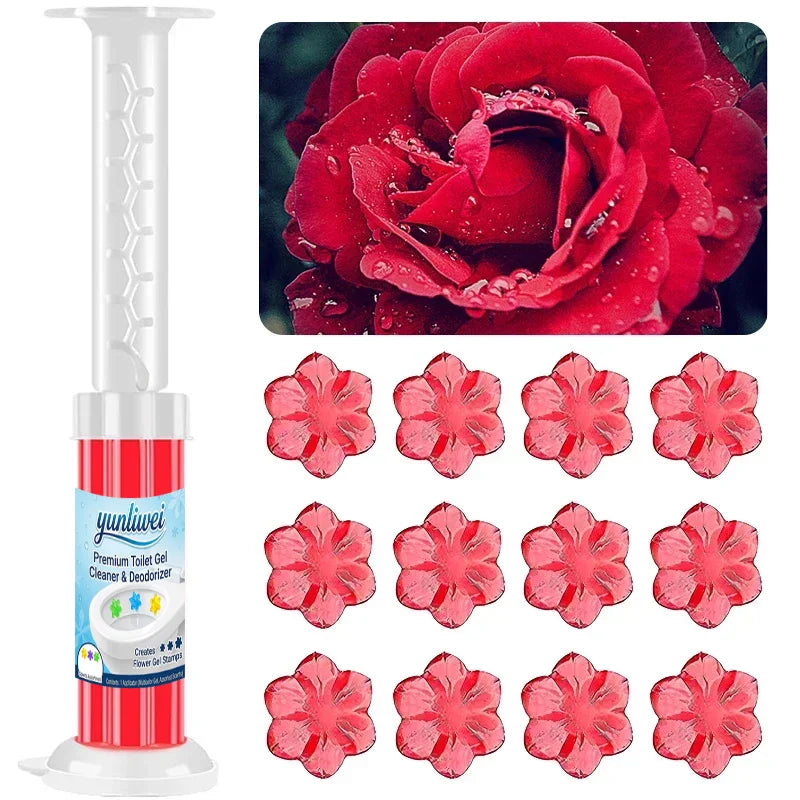 Yunliwei Toilet Cleaner Gel Stick - Long-Lasting Fragrance, Deodorizing Toilet Cleaning Gel for Fresh Bathroom Care