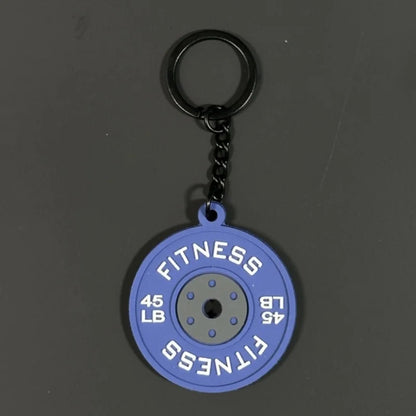 2025 Silicone Barbell Dumbbell Keychain – DIY Gym Gift for Fitness Lovers & Trainers