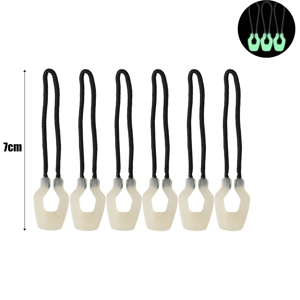 6/12PCS Zipper Pullers — Convenient Zipper Extensions for Jackets, Backpacks, Tents & Knapsack Accessories