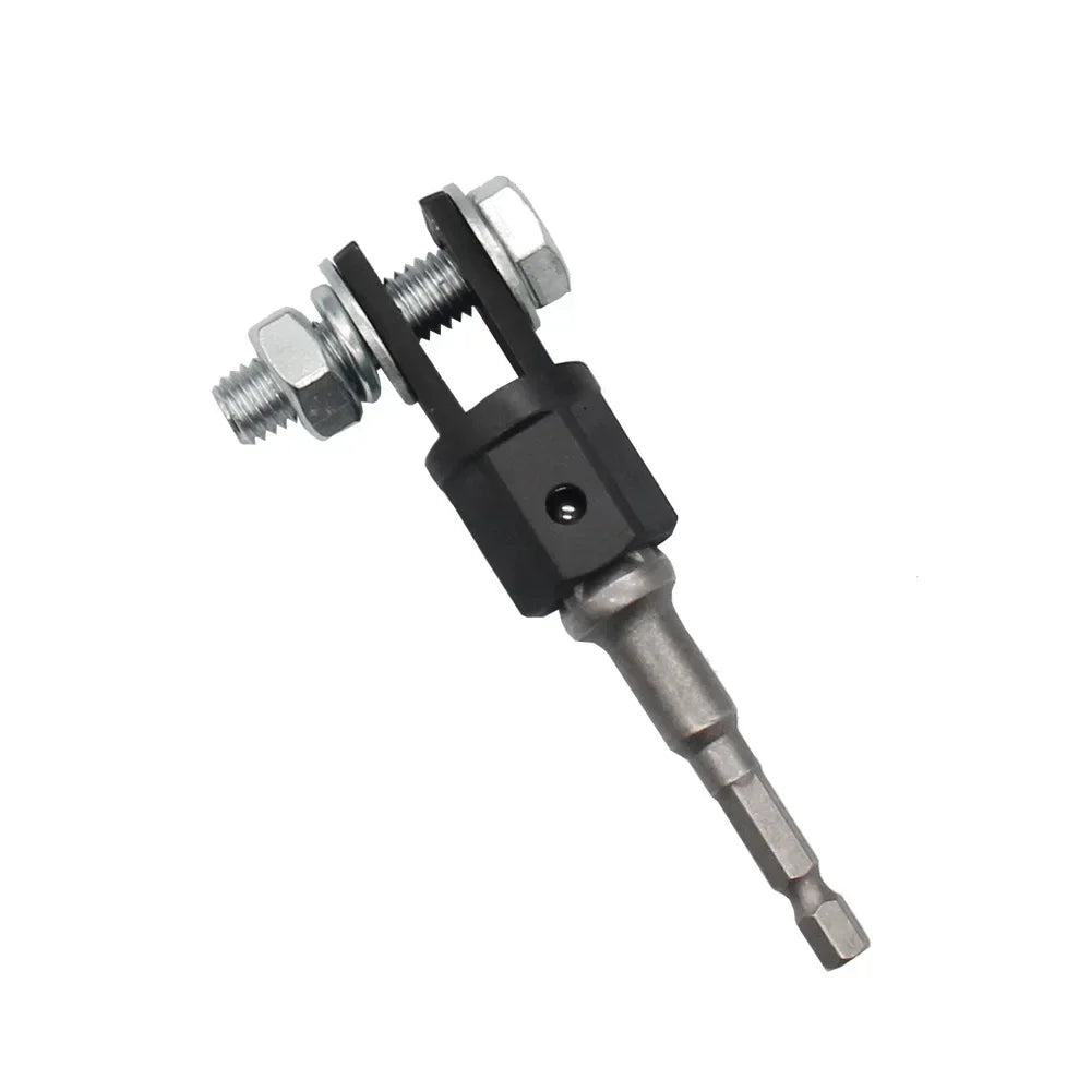 Scissor Jack Adapter — 1/2 Inch Chrome Vanadium Steel Wrench Tool for Automotive Jack & Impact Drill Sockets