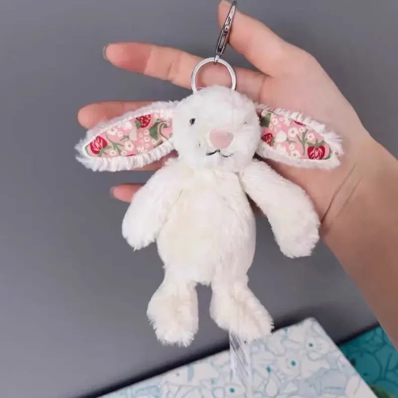Cute Plush Bag Charm Keychain - Kawaii Soft Toy Pendant Birthday Gift for Girls