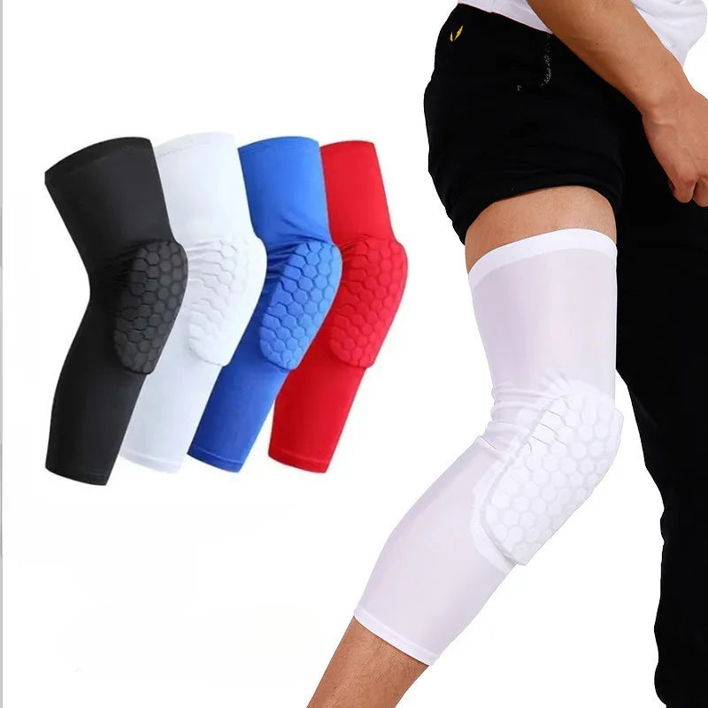 Sports Knee Pads Compression Brace – Knee Support Protector for Volleyball, Basketball, Gym Training, and Soccer Shin Guards
