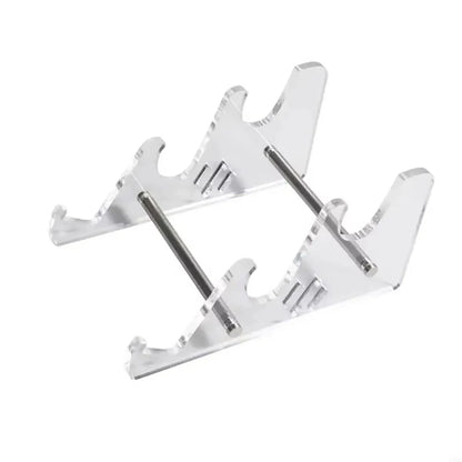 Transparent Acrylic Mechanical Keyboard Display Stand – Clear Keyboard Holder Rack & Riser Tray for Computer Gaming & Office Setup