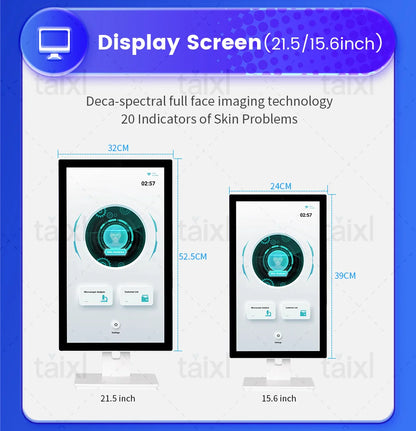 3D AI Facial Skin Analyzer — Professional 8-Spectrum Device for Skin Analysis and Problem Detection
