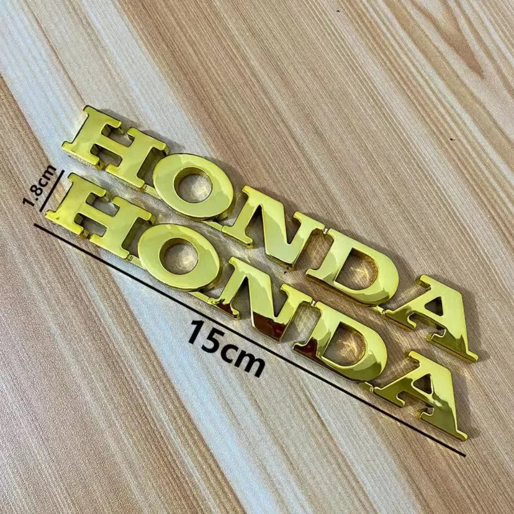 Honda 3D Electroplated Motorcycle Sticker – Rear Guard Plate Logo for PCX125, CBR1000R & CBR650R Accessories