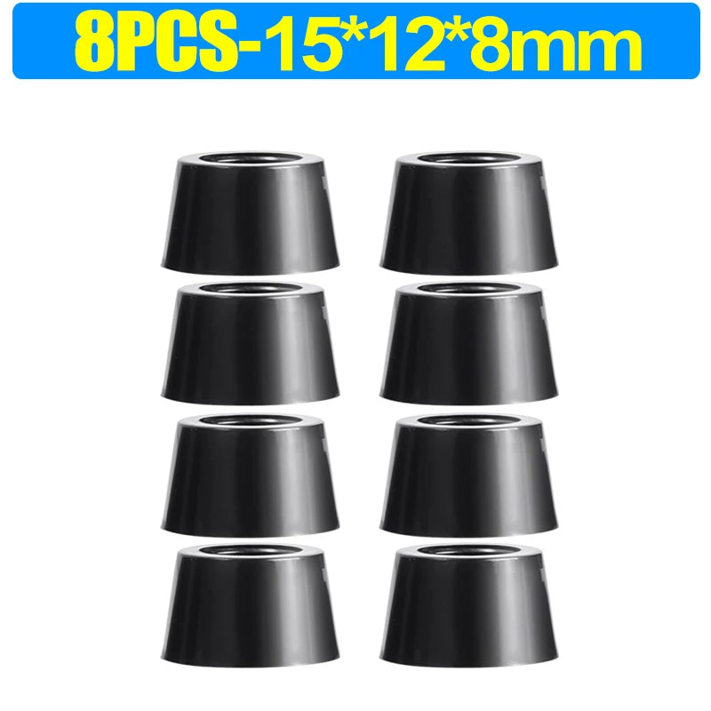 8/80pcs Rubber Furniture Pads - Non-Slip Floor Protectors & Chair Leg Bumper Gaskets for Tables and Cutting Boards