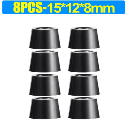 8/80pcs Rubber Furniture Pads - Non-Slip Floor Protectors & Chair Leg Bumper Gaskets for Tables and Cutting Boards
